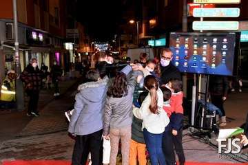 Telde da la bienvenida a la Navidad con el encendido de la decoración callejera/TA y Francisco Javier Santana.